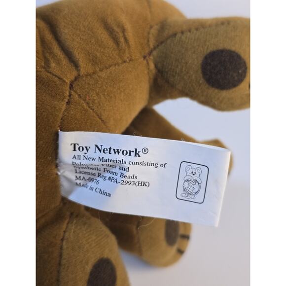 Scooby Doo Gnarling Plush Sitting Vintage 2003 Toy Network Cartoon Network 11" - Picture 7 of 8